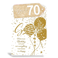 Prelude Platinum C75 Birthday Age 70 6pk