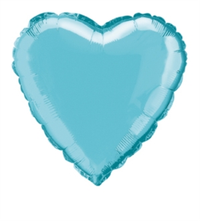 Unique Foil Balloon Baby Blue Heart 18