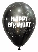Sempertex Midnight Grey Birthday 12" Latex 25pk
