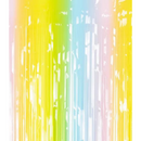 Pastel Coloured Party Curtain 100 x 195cm