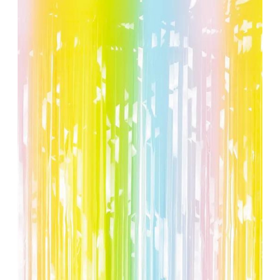Pastel Coloured Party Curtain 100 x 195cm