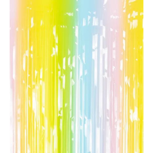 Pastel Coloured Party Curtain 100 x 195cm