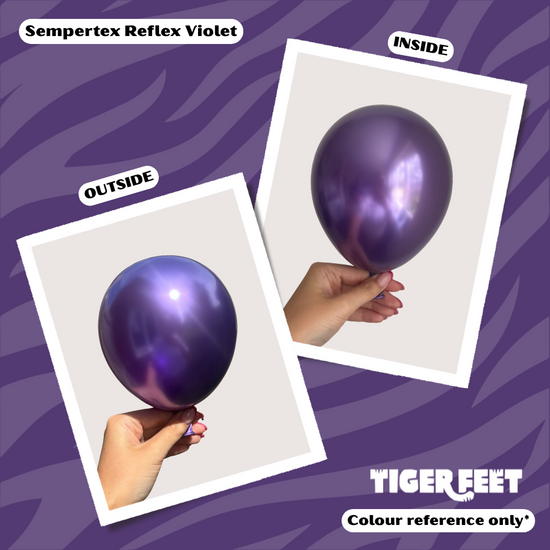 Sempertex Reflex Violet 5" Latex Balloons 50pk
