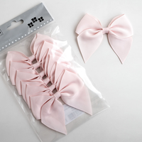 Italian Options 6 Pack Ribbon Bows Blush Pink 10cm