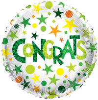 APAC Foil Balloon Eco Congrats Green 18