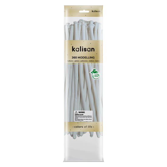 Kalisan 50 Pack Nozzle Up Standard White 360