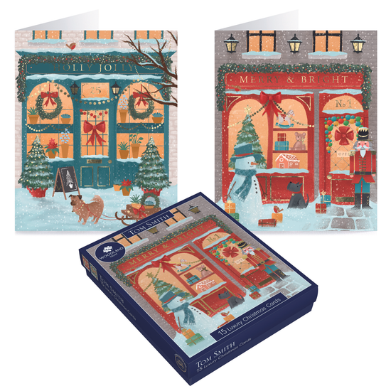 Luxury Christmas Cards Store Front 15pk