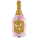 Bride To Be Wine Bottle 36" Foil Balloon