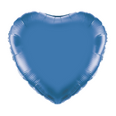 Oaktree Foil Balloon Blue Heart 18"