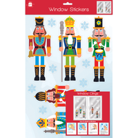 Window Clings Christmas Nutcrackers