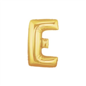 Oaktree Foil Balloon Gold 7" Letter E