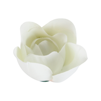 Artificial Rose In Acetate 45cm White 24pk