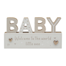 Baby Standing Plaque Cream