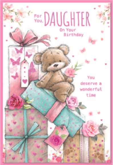 Simon Elvin 6 Pack Cards C50 Birthday Daughter