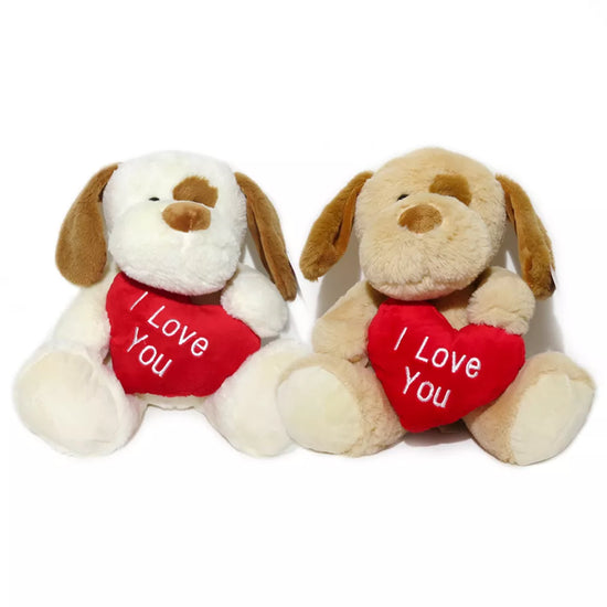 Tiger Feet 2 Pack Plush Dog Cream & Brown