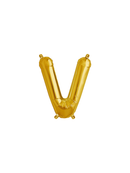 Northstar Foil Balloon Gold 16" Letter V