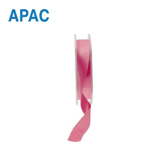 APAC Ribbon Satin Pink 15mm 20M