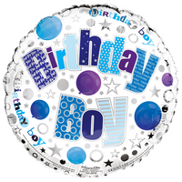Birthday Boy 18" Foil Balloon