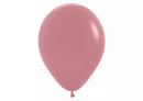 Sempertex Fashion Rosewood 12-inch latex balloons, 12-pack, latex decorators balloons in a rich rosewood color, perfect for party decor.