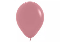 Sempertex Fashion Rosewood 12-inch latex balloons, 12-pack, latex decorators balloons in a rich rosewood color, perfect for party decor.