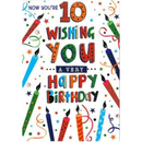 Simon Elvin C50 Birthday Age 10 6pk
