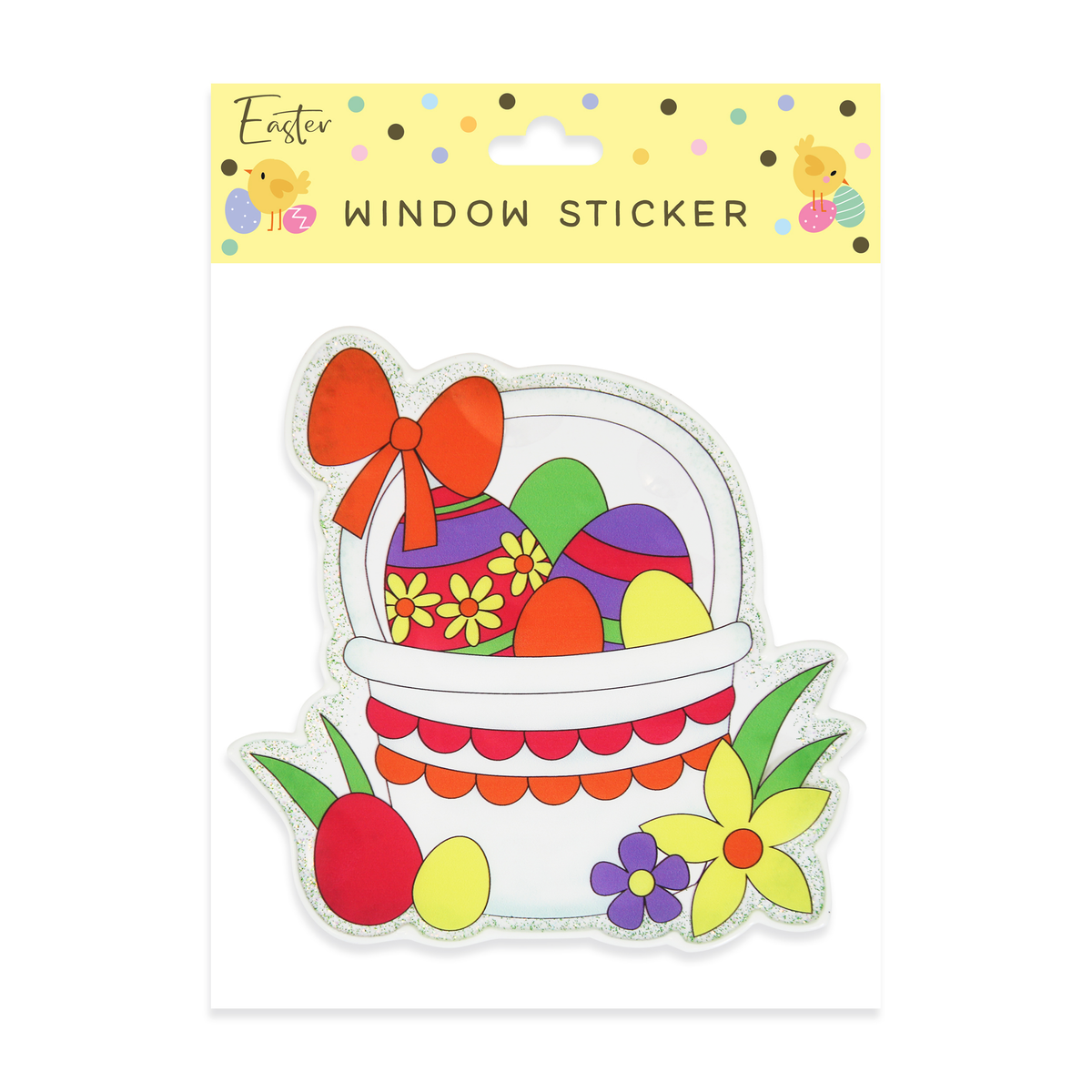 Eurowrap 12 Pack Window Stickers Easter