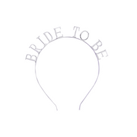 Deluxe Metal Headband Bride To Be