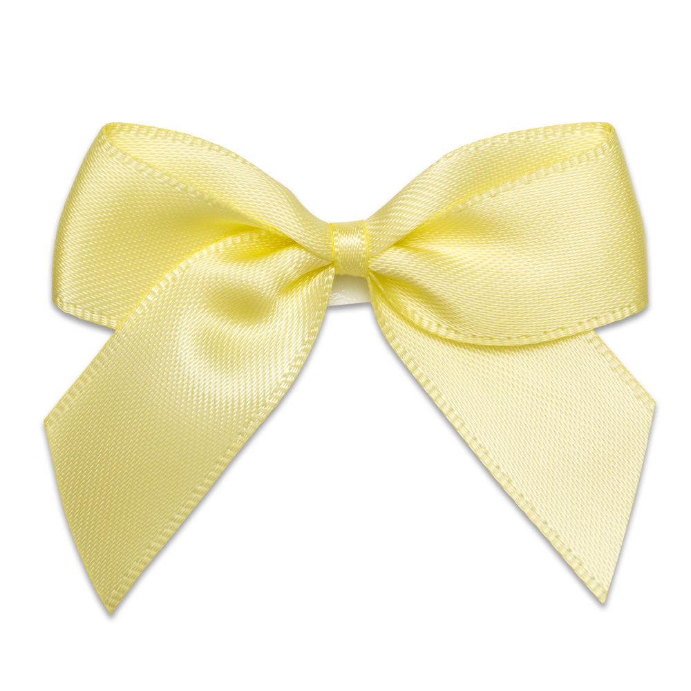Italian Options 12 Pack Ribbon Bows Lemon 5cm