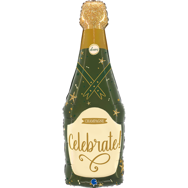 Grabo Sparkle Champagne 37" Foil Balloon