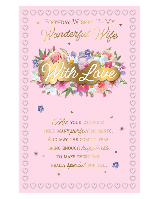Prelude 6 Pack Cards C375 Birthday Wife