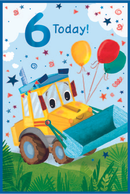 Simon Elvin 6 Pack Cards C75 Birthday Age 6