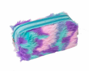 Reach Stationery 6 Pack Pencil Case Furry Pastel