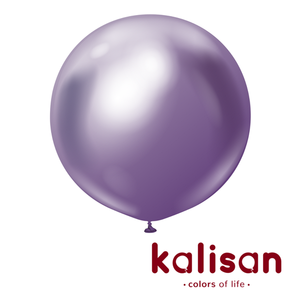 Kalisan Mirror Violet 36" Latex Balloons 2pk