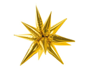 PartyDeco Foil Balloon Glossy Gold Star 37