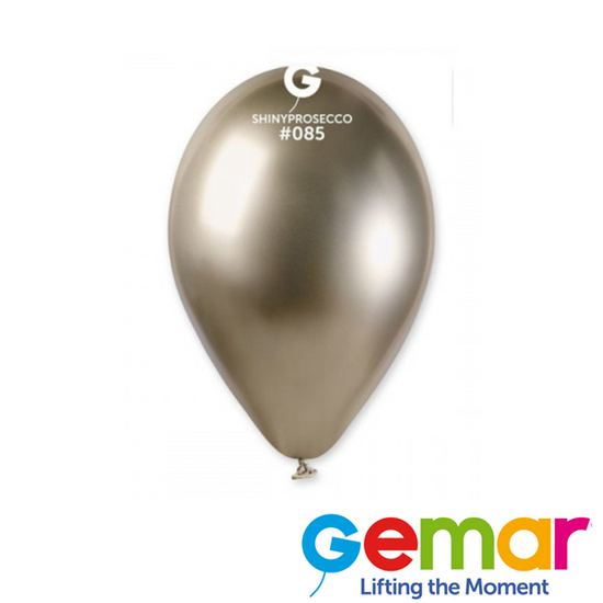 Gemar Shiny Prosecco 13" Latex Balloons 50pk