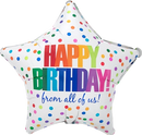 Anagram From All Of Us Dots 18" Foil Balloon