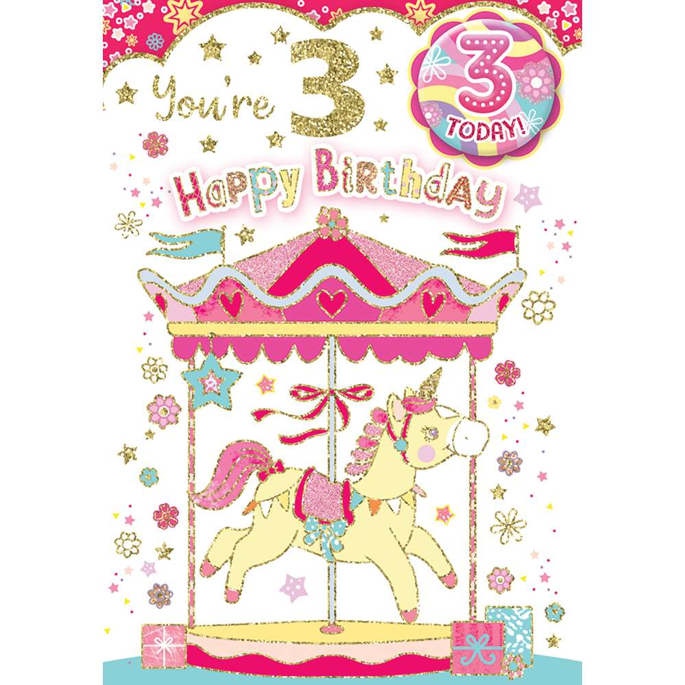 Xpress Yourself C50 Birthday Age 3 6pk