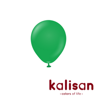 Kalisan Standard Green 5" Latex Balloons 100pk