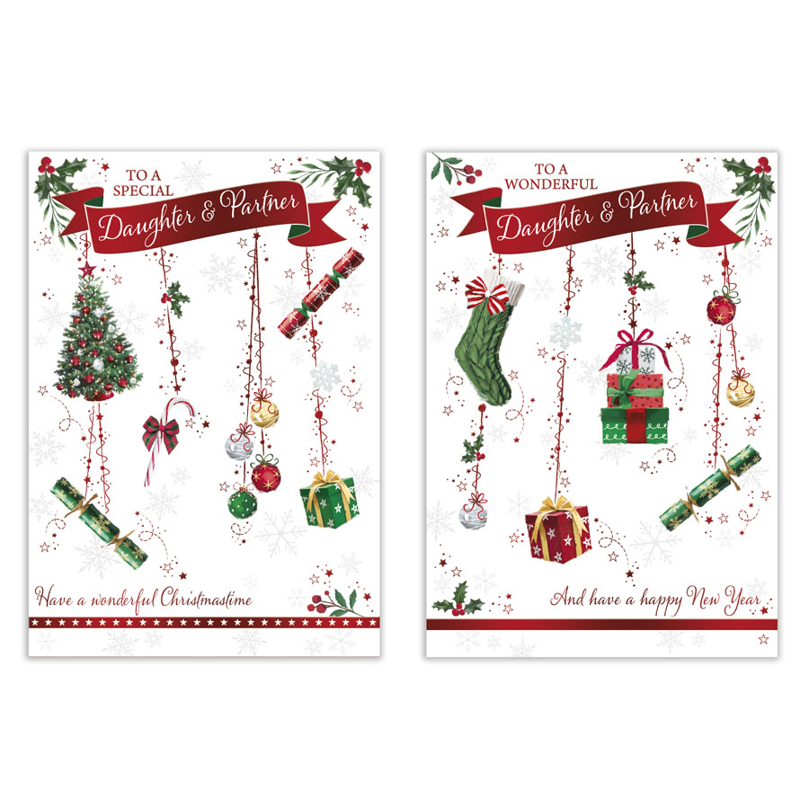 Poppyhill C50 Christmas Daughter & Partner 12pk