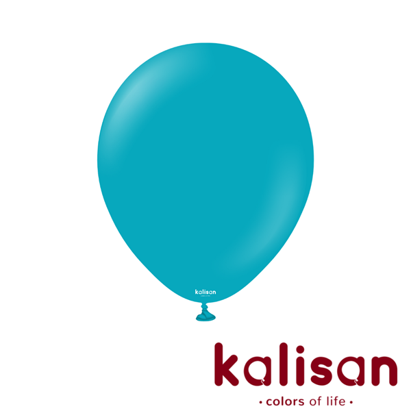 Kalisan Standard Turquoise 12" Latex 100pk