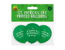 St Patrick's 9" Latex Balloons 12pk