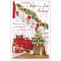 Prelude 6 Pack Cards C75 Christmas Sister-In-Law
