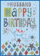 Simon Elvin 6 Pack Cards C90 Birthday Husband