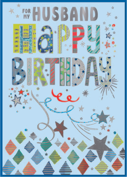 Simon Elvin 6 Pack Cards C90 Birthday Husband
