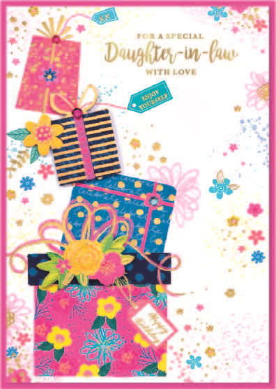 Isabel's Garden C50 Birthday Daughter-In-Law 6pk