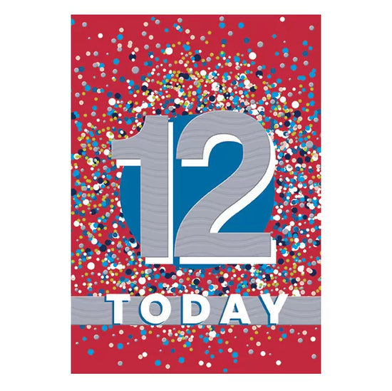 Prelude Pzazzle C50 Birthday Age 12 6pk
