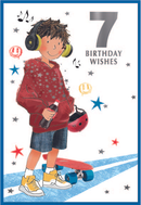 Simon Elvin 6 Pack Cards C50 Birthday Age 7