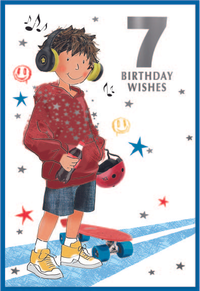 Simon Elvin 6 Pack Cards C50 Birthday Age 7