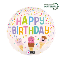 Grabo Foil Balloon Ice Cream Cone Birthday 18