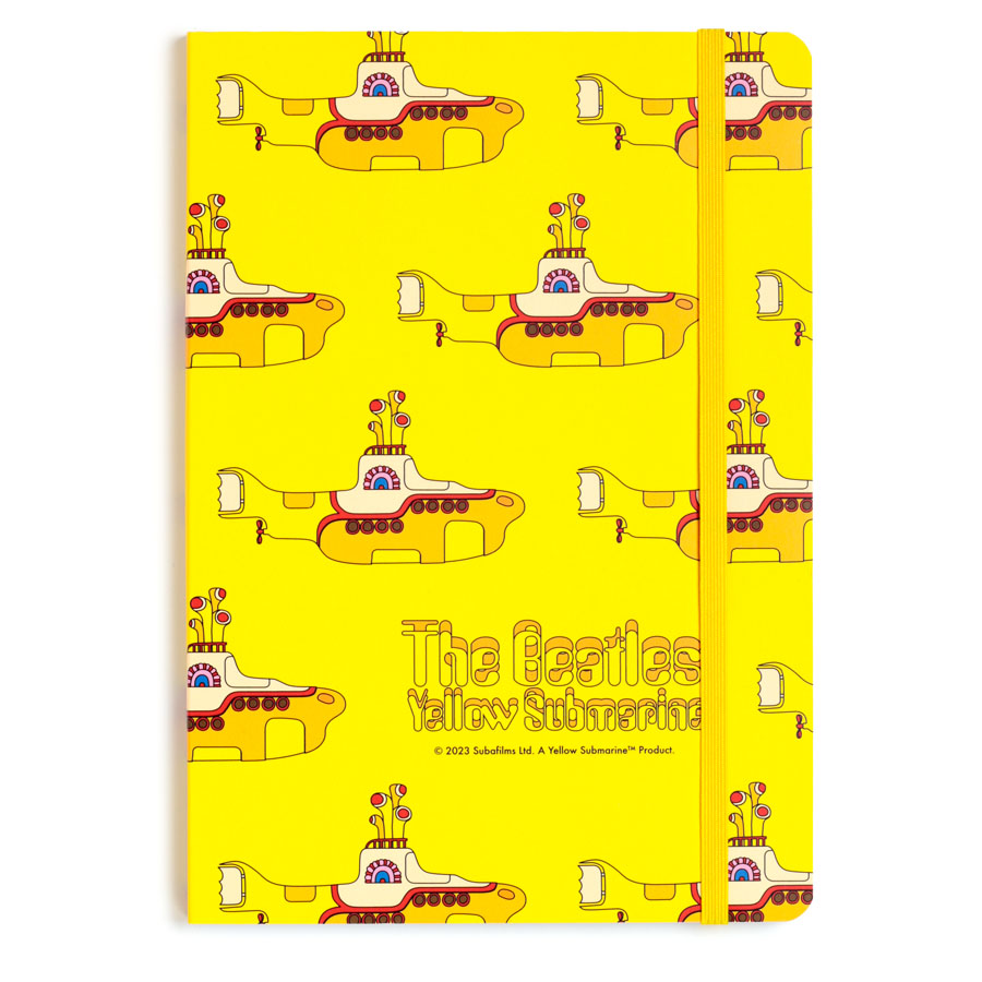 A5 Notepad The Beatles Yellow Submarine White